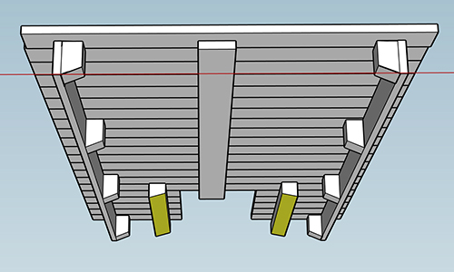 bus roof deck stud position diagram